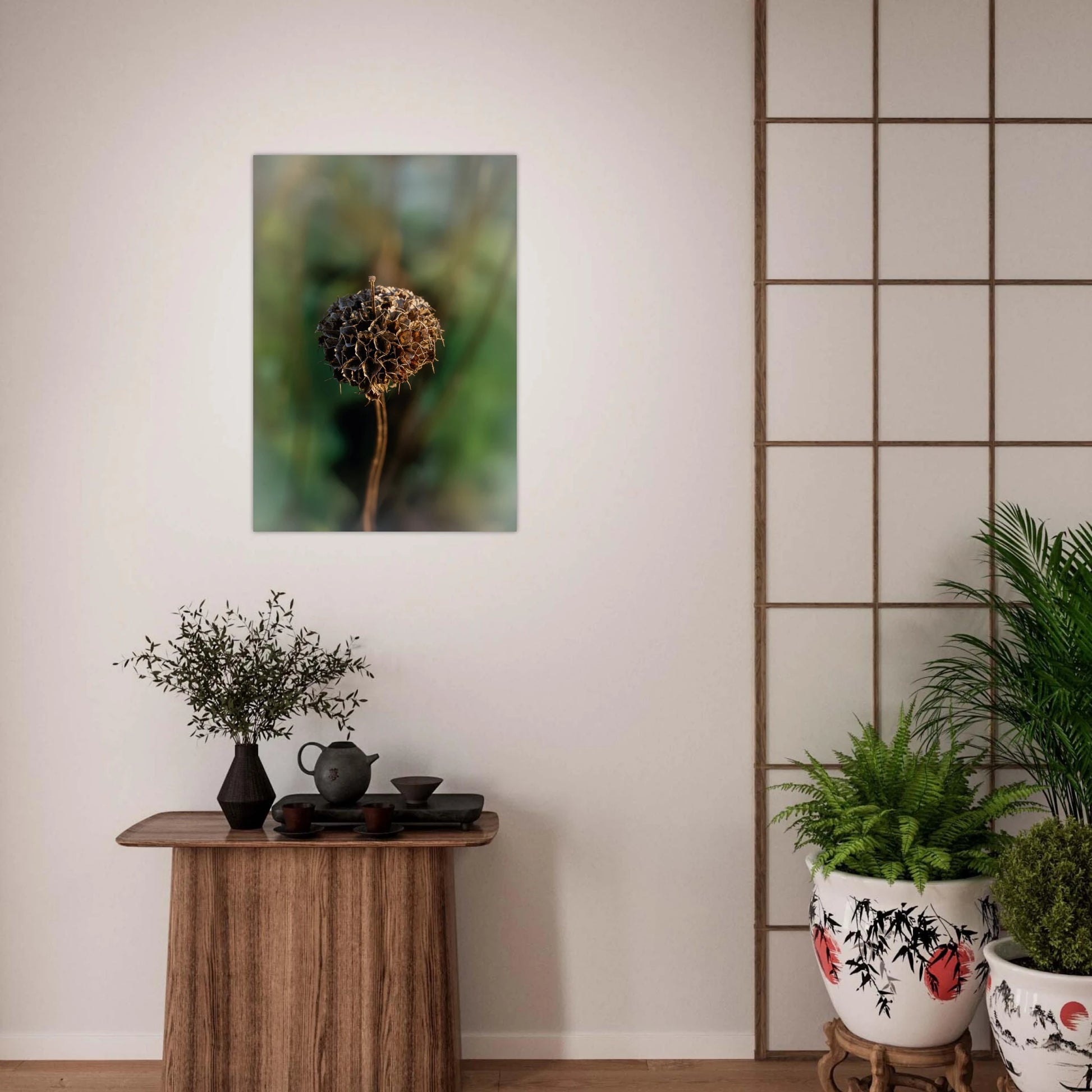 Jerusalem Sage Harmony – Surreal Botanical Art with Yoga and Sports Figures Japanese hall